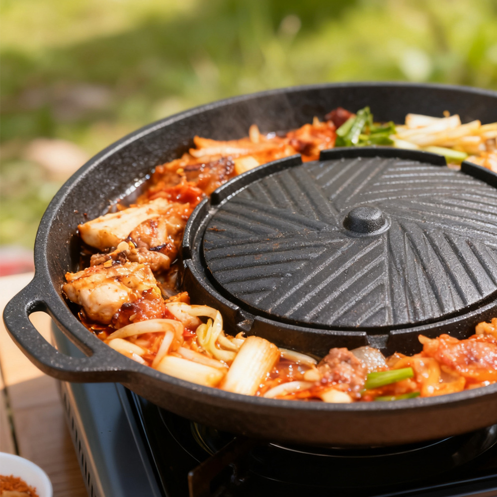 KOSUN Korean BBQ Grill Pan 2 i - đánh giá và giá Korean Bbq Grill