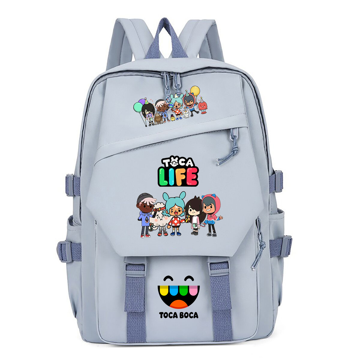 Toca Life World Print Backpack - đánh giá và giá Korean Lifestyle Student