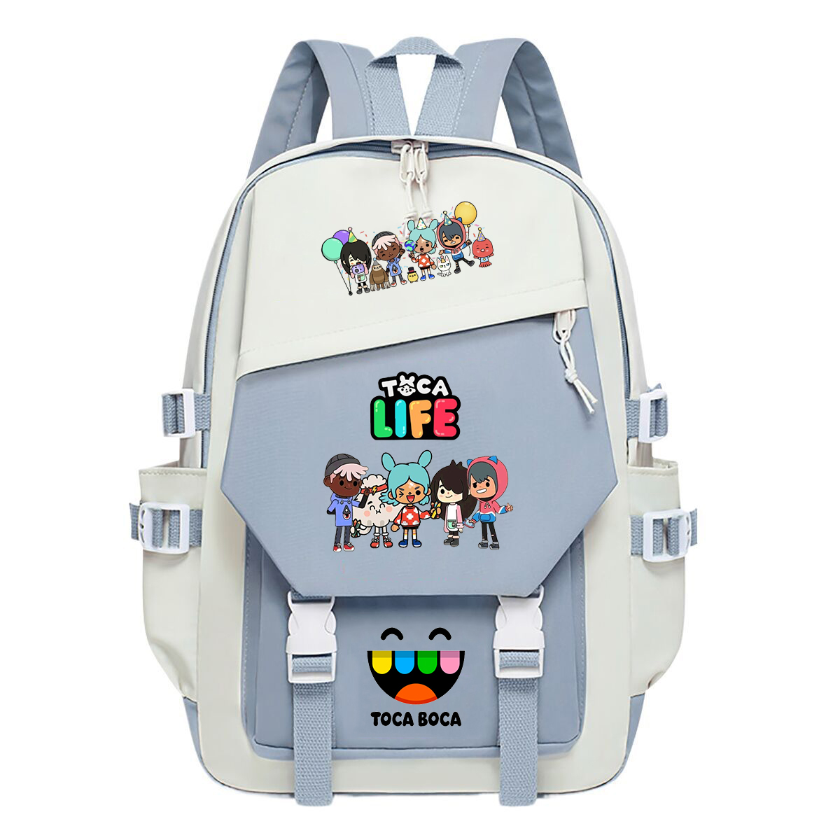 Toca Life World Print Backpack - đánh giá và giá Korean Lifestyle Student