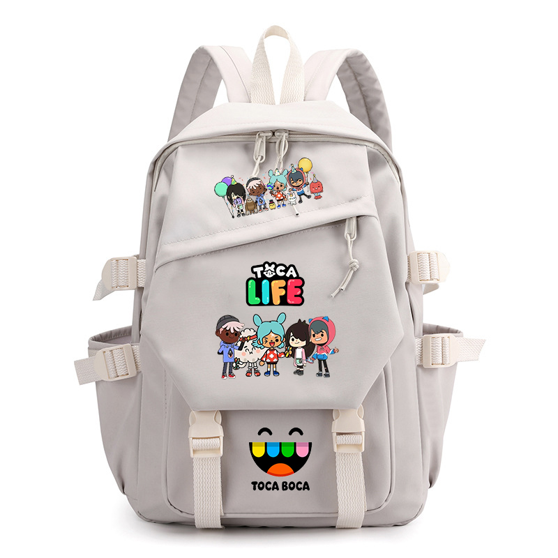 Toca Life World Print Backpack - đánh giá và giá Korean Lifestyle Student
