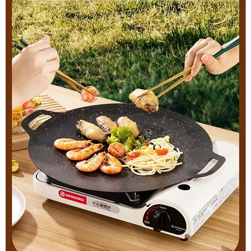 Thin Korean Grill Pan,Round BB - đánh giá và giá Korean Bbq Grill